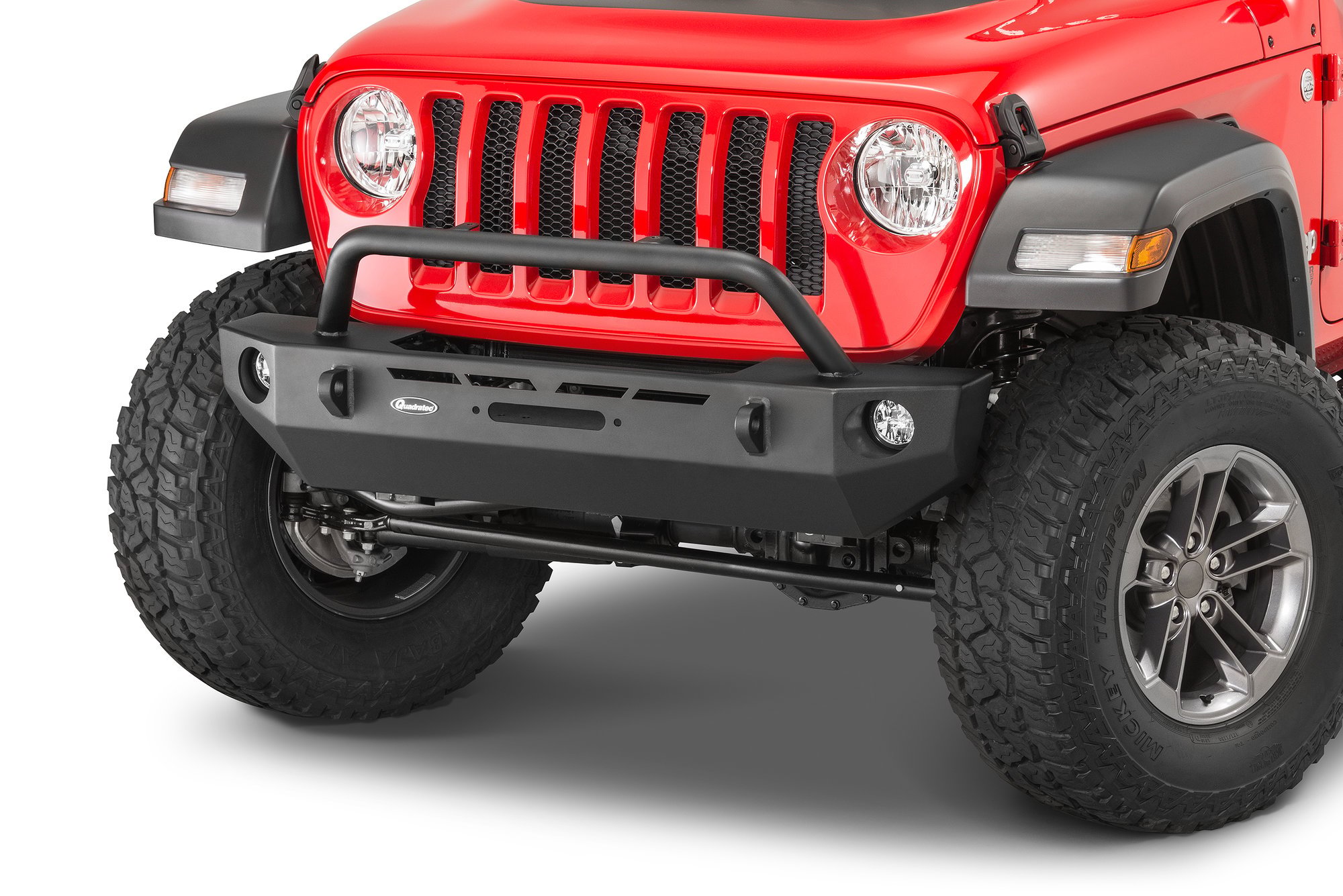 Quadratec QRC Front Winch Ready Bumper for 1824 Jeep Wrangler JL